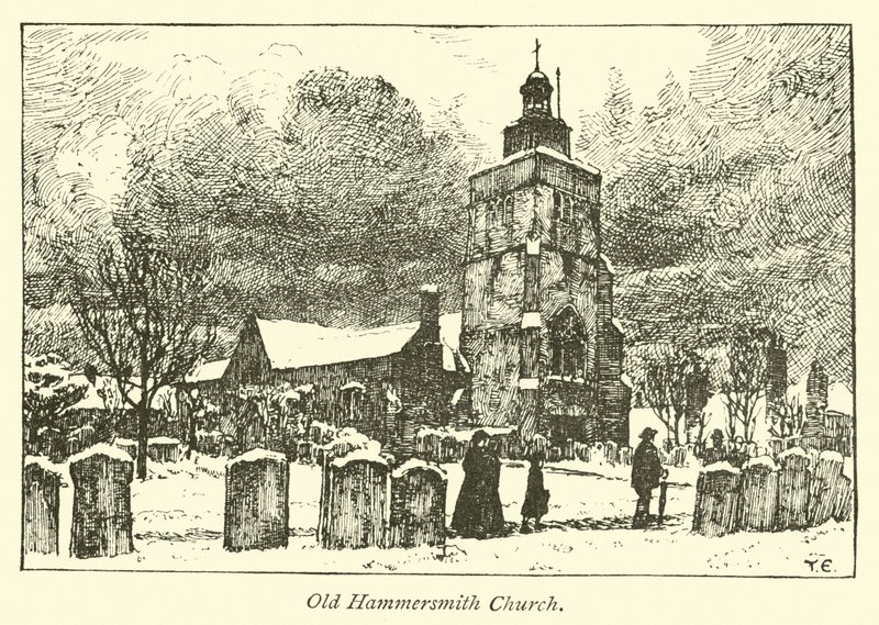 Eski Hammersmith Kilisesi by English School