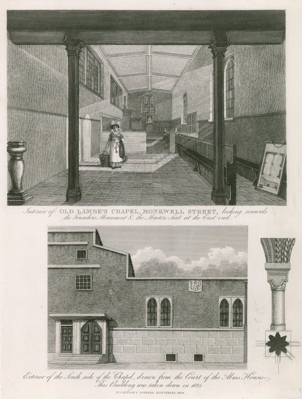 Eski Lambes Şapeli, Monkwell Caddesi, Londra by English School
