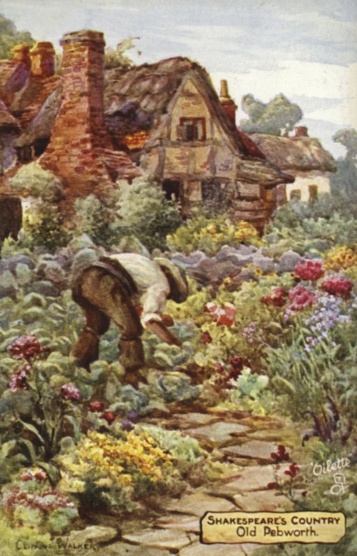 Eski Pebworth, Worcestershire by English School