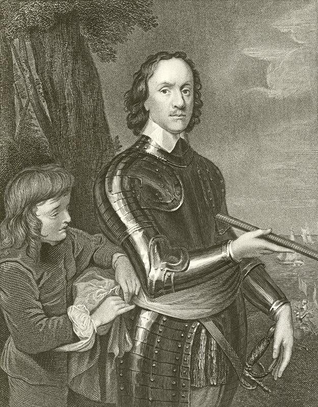 Oliver Cromwell by English School
