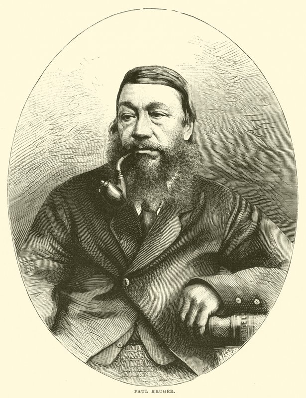 Paul Kruger (gravür) by English School