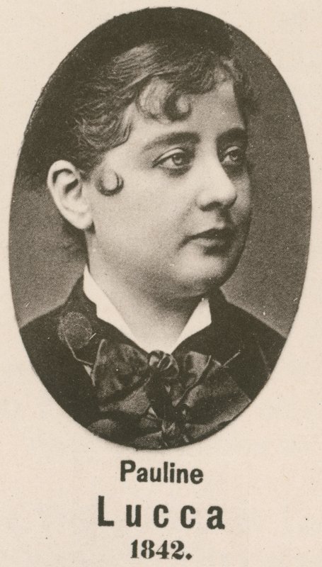 Pauline Lucca (gravür) by English School