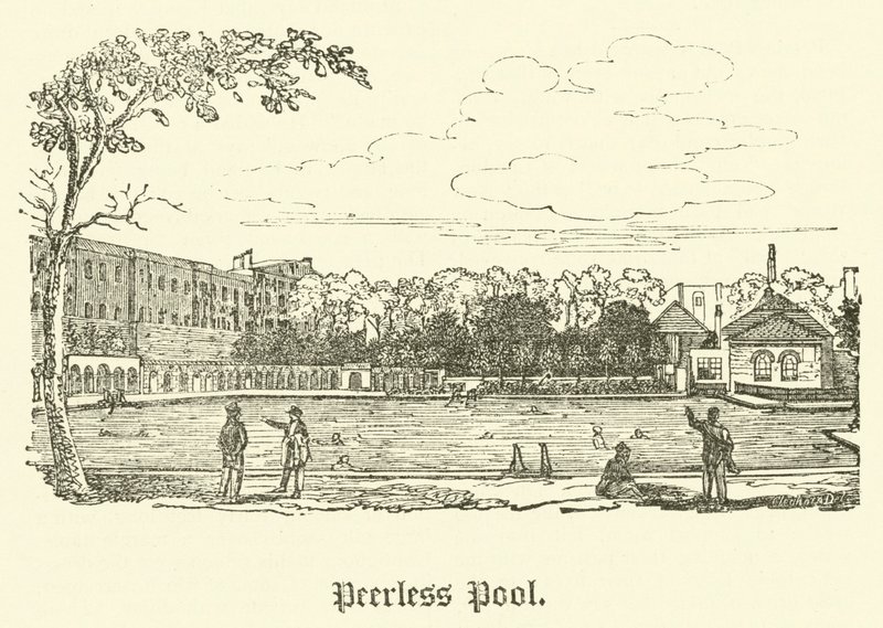Eşsiz Havuz (gravür) by English School