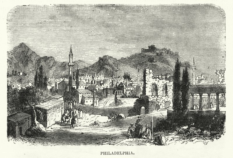 Philadelphia (gravür) by English School