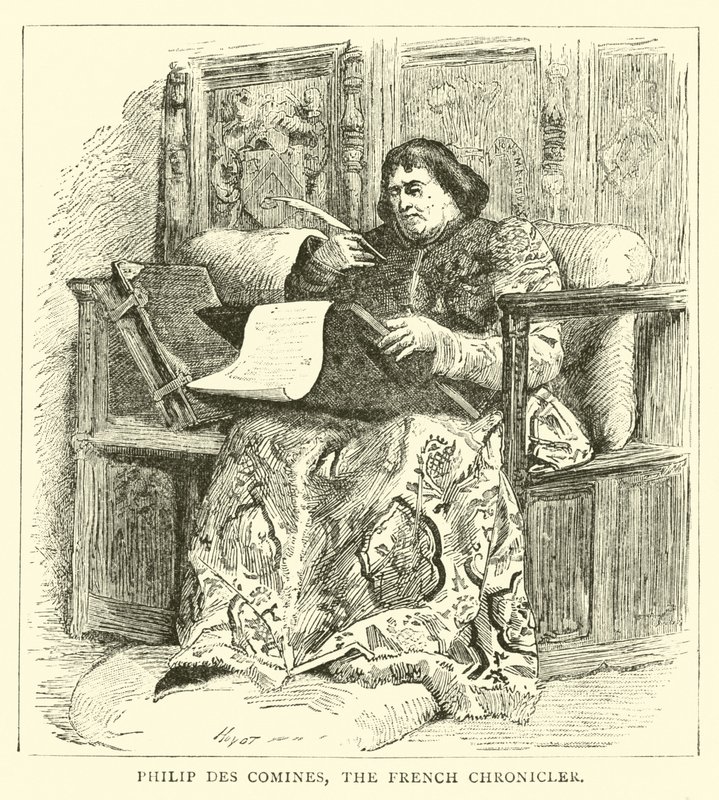 Philip des Comines, Fransız tarihçi by English School