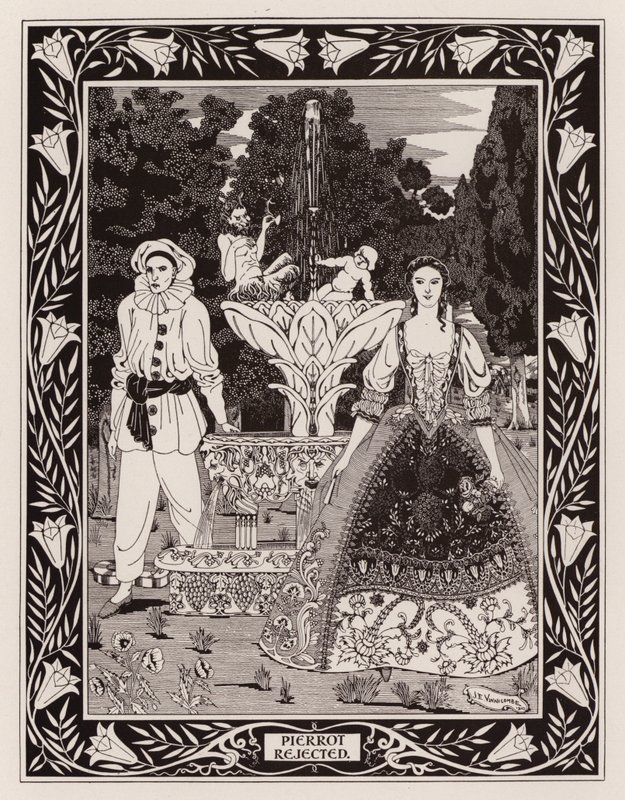 Pierrot reddedildi (lito) by English School