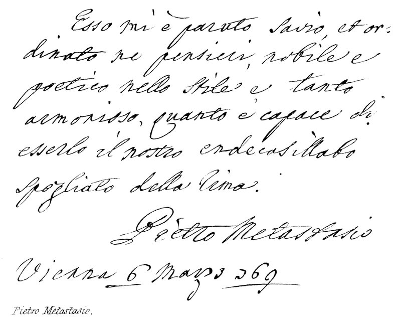 Pietro Metastasio by English School