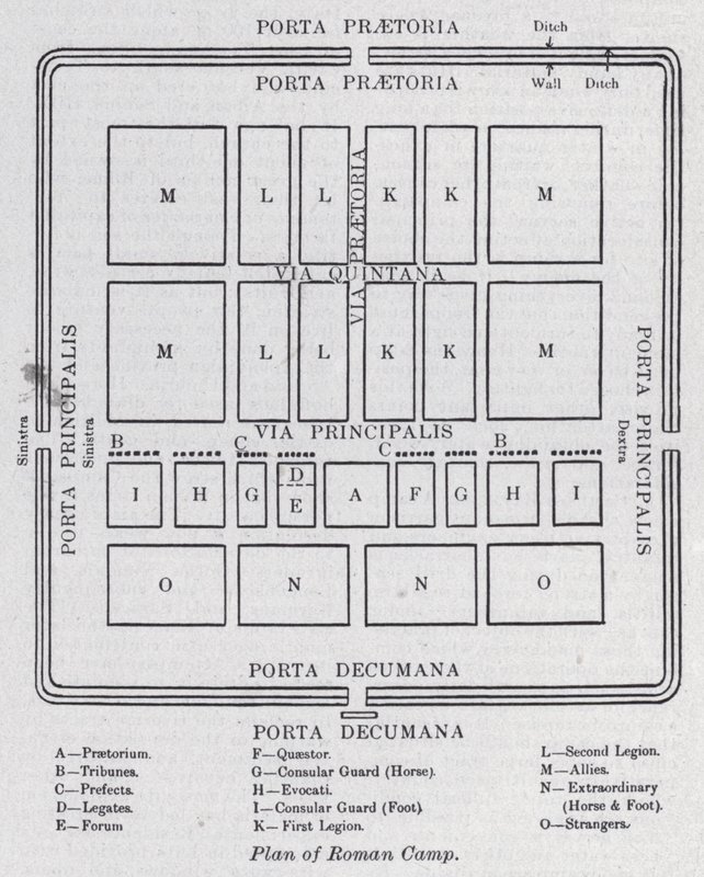 Roma kampının planı (lito) by English School