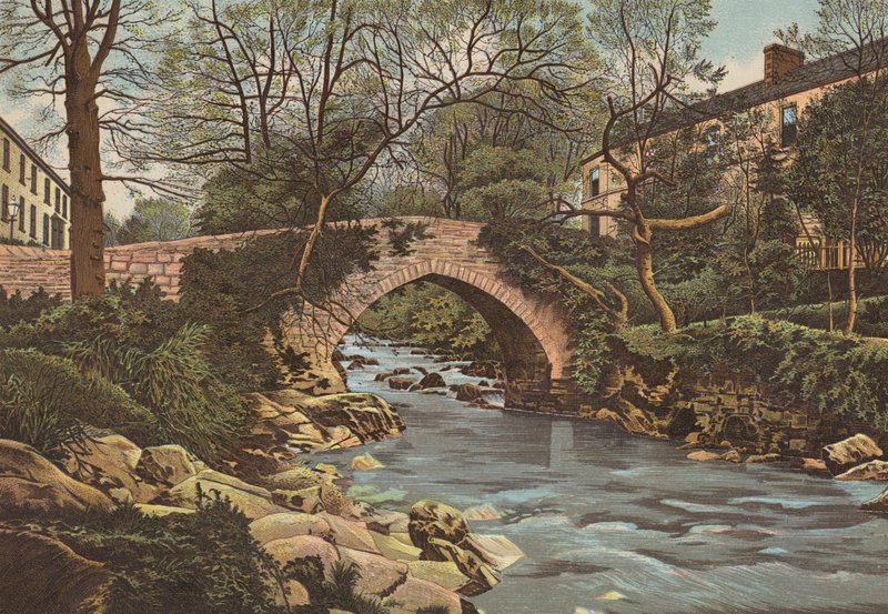 Plymouth: Ivybridge, Plymouth yakınlarında (renkli taş) by English School