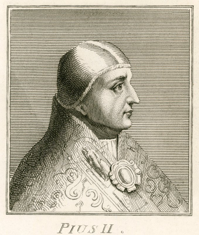 Papa II. Pius by English School