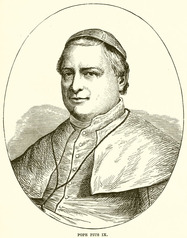 Papa Pius IX by English School