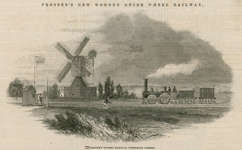 Prossers ahşap demiryolu, Wimbledon Common by English School