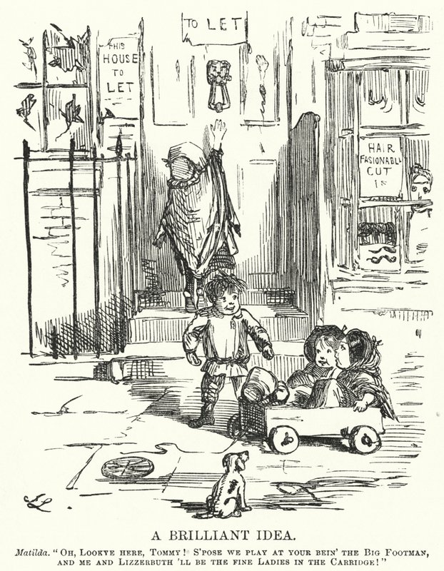 Yumruk karikatürü: Parlak Bir Fikir (gravür) by English School