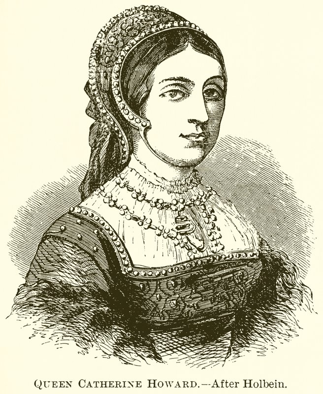 Kraliçe Catherine Howard by English School