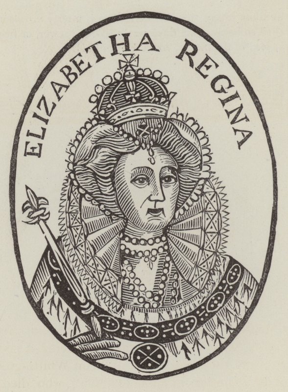 Kraliçe I. Elizabeth (gravür) by English School