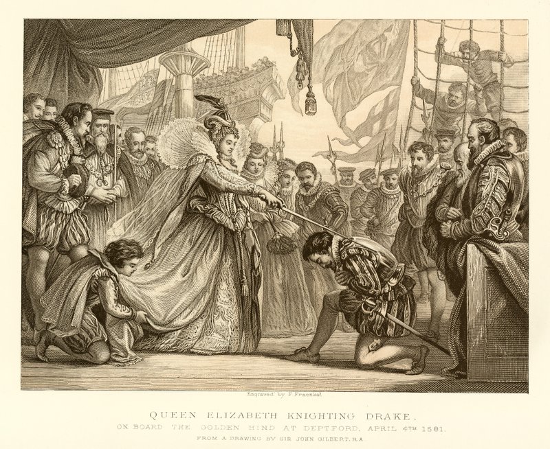 Kraliçe Elizabeth, Drake
