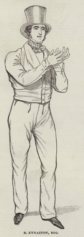 R Kynaston, Esquire (gravür) by English School