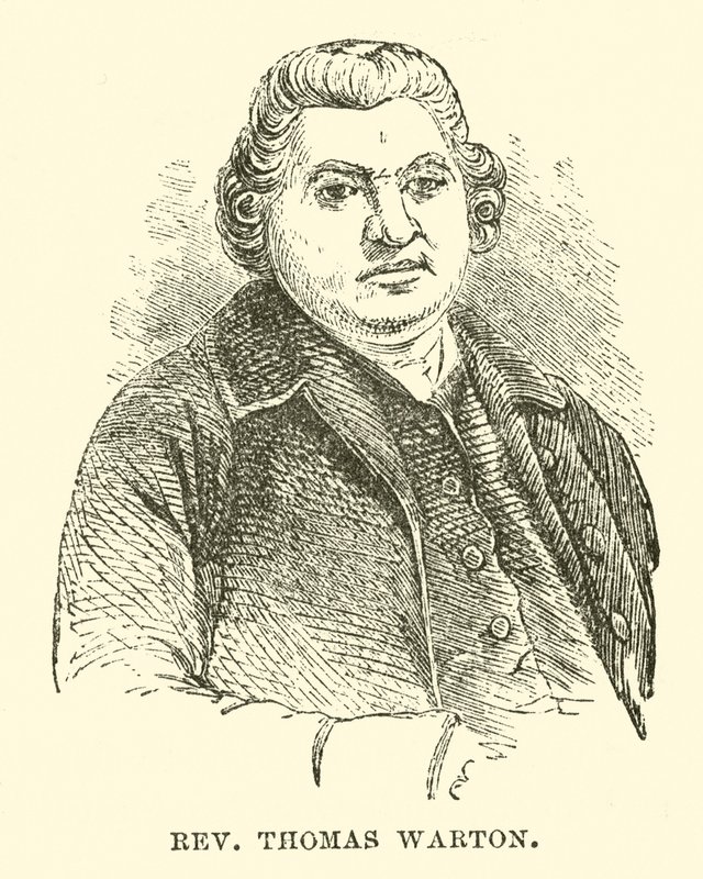 Rev Thomas Warton (gravür) by English School