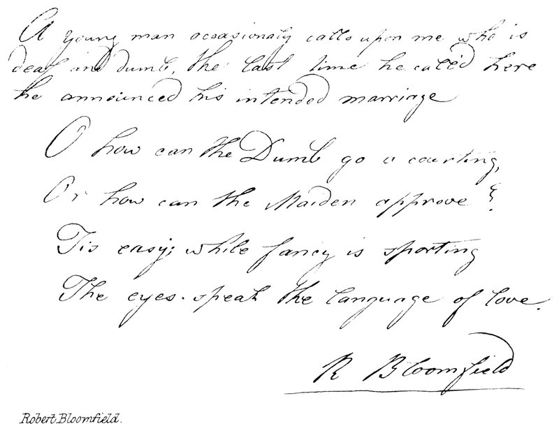 Robert Bloomfield by English School