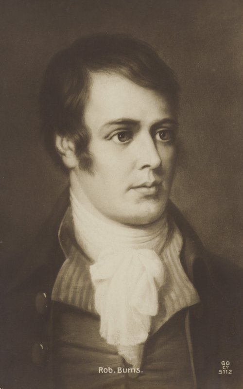 Robert Burns (1759-1796), İskoç şair ve söz yazarı by English School