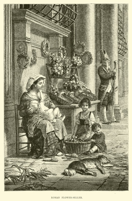 Roma Çiçekçisi by English School