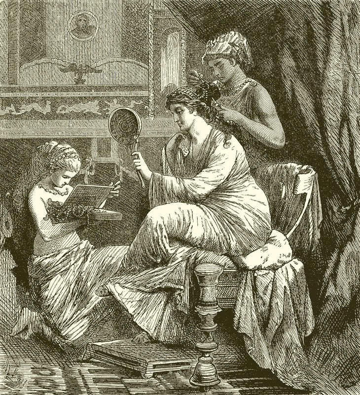 Romalı Bayan Tuvaletinde by English School
