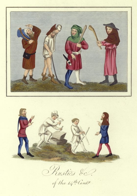 14. Yüzyıl Rustikleri by English School