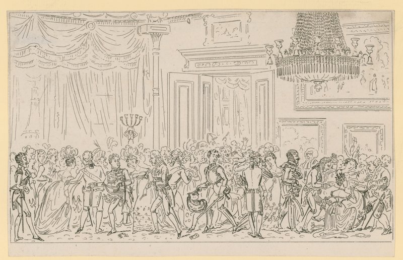 Londra yaşam sahnesi by English School