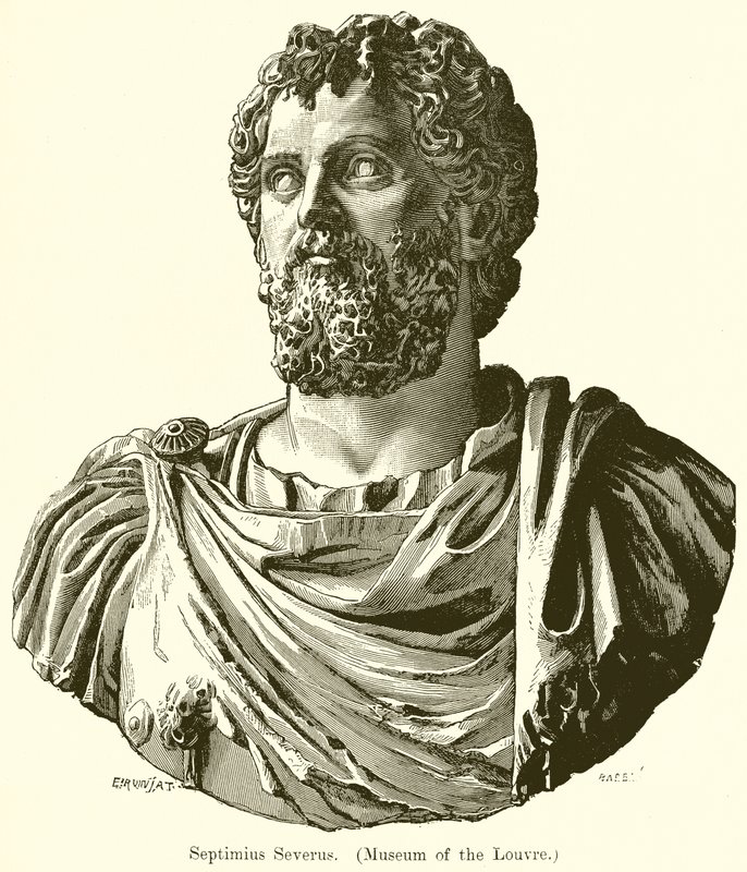 Septimius Severus. (Louvre Müzesi) by English School