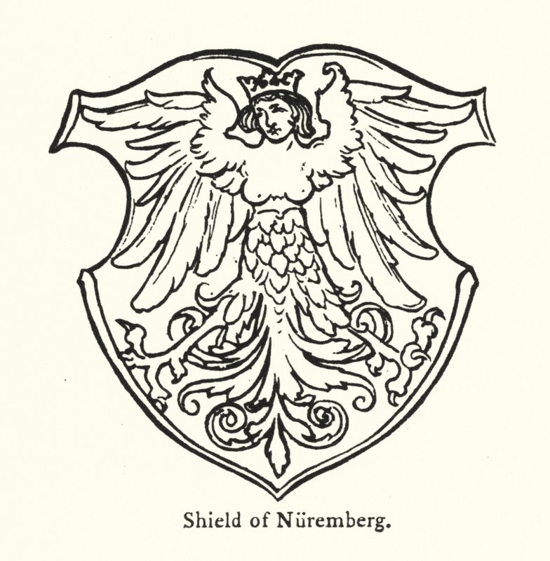 Nürnberg Kalkanı (gravür) by English School