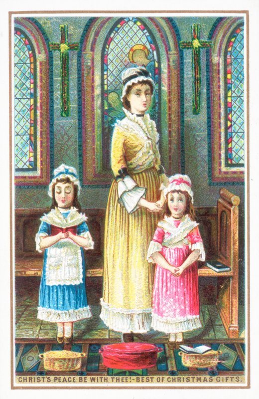 Kilisede şarkı söylemek, Noel Kartı by English School