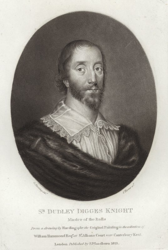 Sir Dudley Digges Şövalyesi by English School
