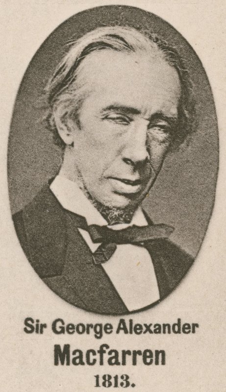 Sir George Alexander MacFarren (gravür) by English School