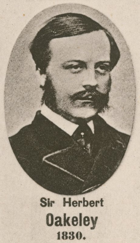 Sir Herbert Oakeley (gravür) by English School