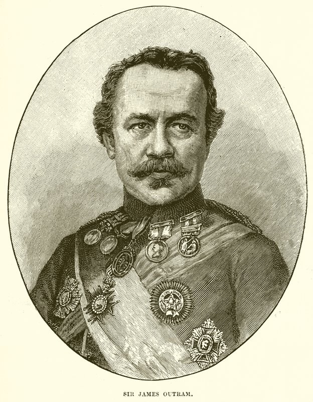 Sör James Outram by English School