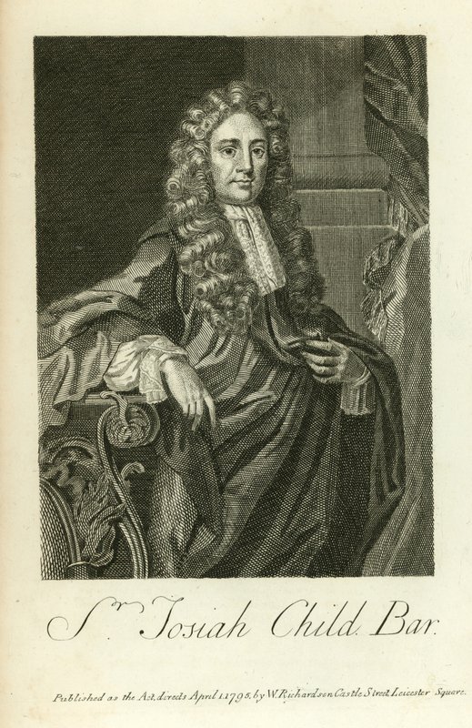 Sir Josiah Çocuk by English School