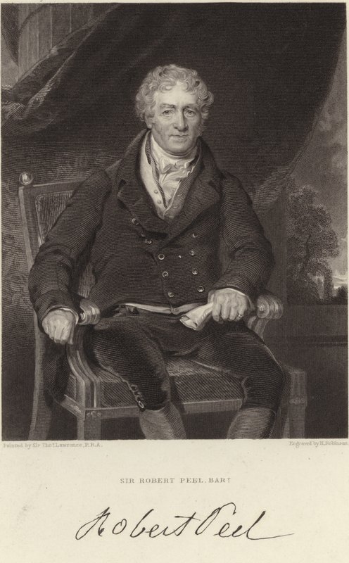 Sör Robert Peel by English School