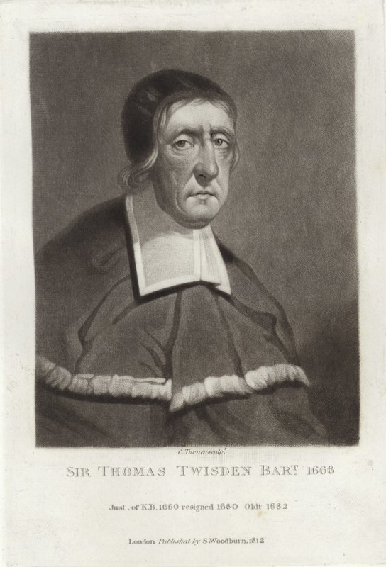 Sir Thomas Twisden Baroneti by English School