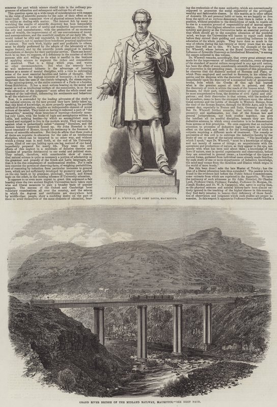 Mauritius'un eskizleri (gravür) by English School