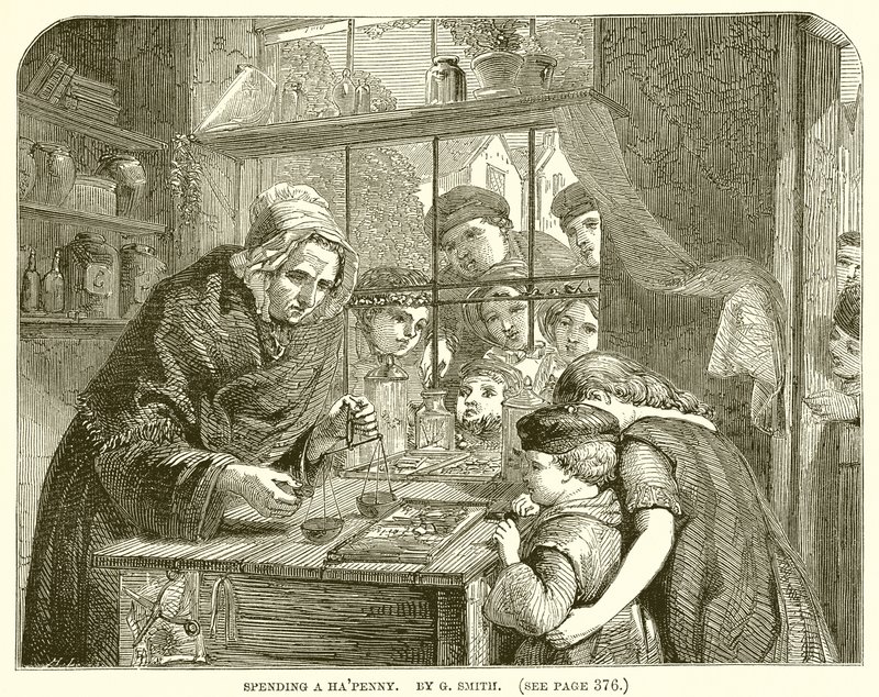 Bir Hapenny harcamak. G. Smith tarafından by English School