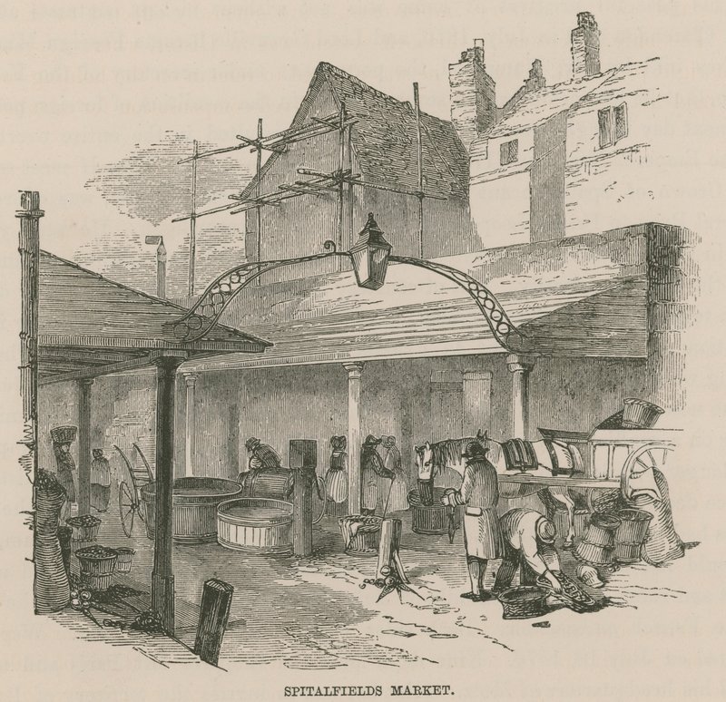 Spitalfields Pazarı, Londra by English School