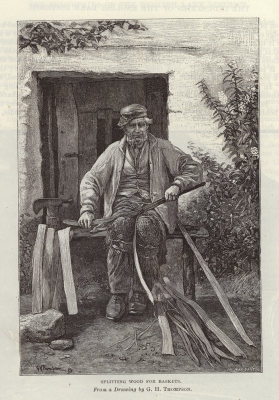 Sepetler için odun yarma by English School