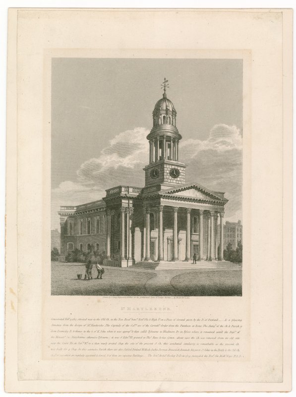 Aziz Marylebone Kilisesi by English School