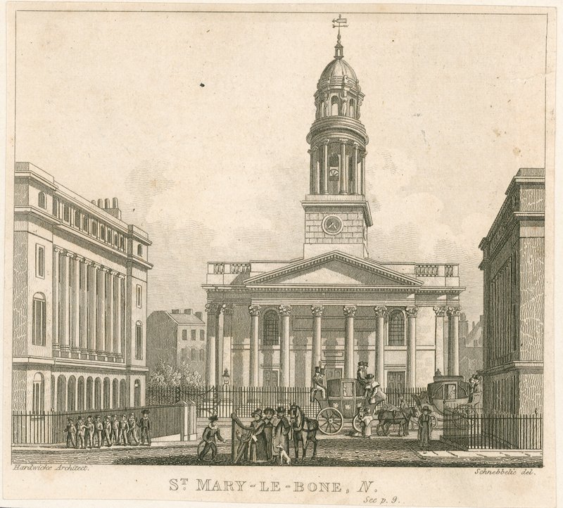 St Marylebone Kilisesi, Londra by English School