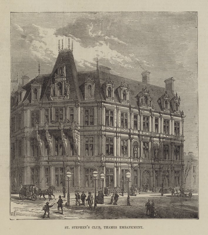 Aziz Stephen Kulübü, Thames Dolgusu (gravür) by English School