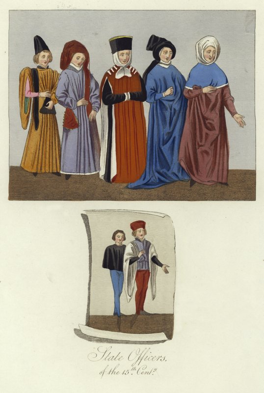 15. yüzyılın devlet memurları by English School