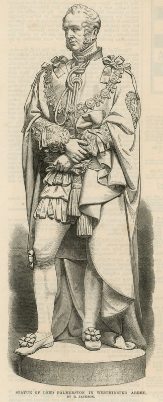 Lord Palmerston Heykeli by English School