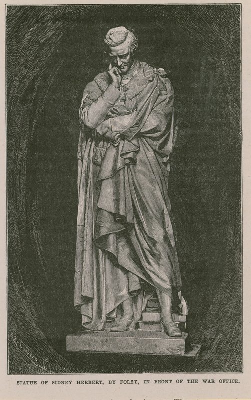 Sidney Herbert Heykeli by English School