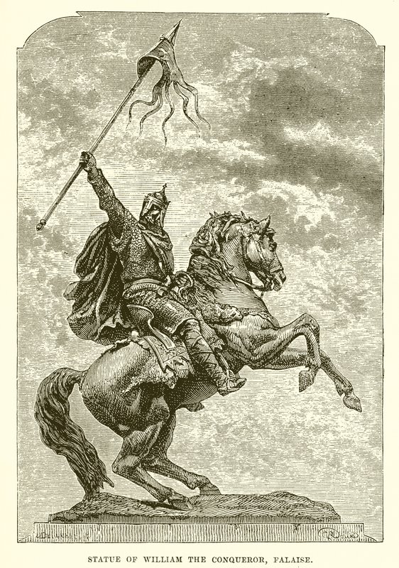 Fatih William Heykeli, Falaise by English School
