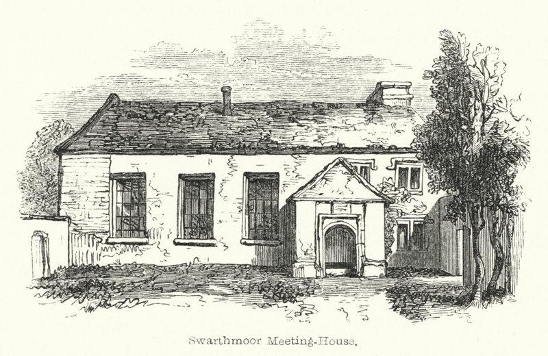 Swarthmoor Toplantı Evi (gravür) by English School